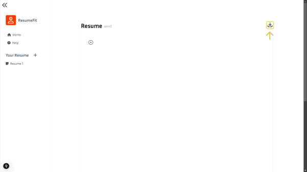 How to export a resume as a DOCX and PDF file?