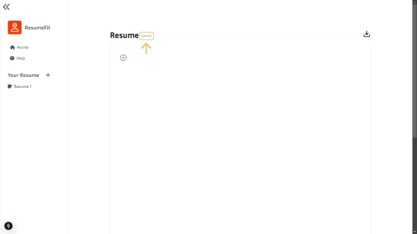 How to save a resume?